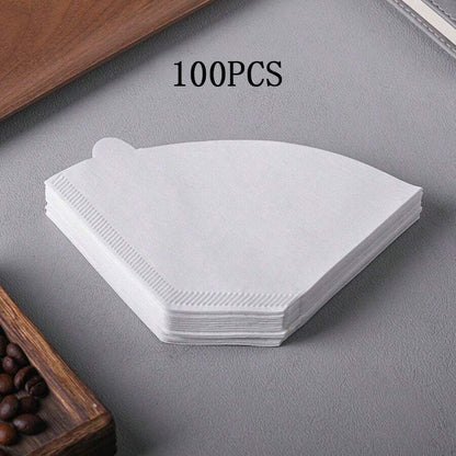 100 Piece Paper Coffee Filters / Coffee Strainers (Import)
