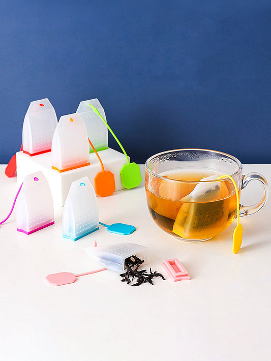 1Pc Random Color Silicone Tea Infuser