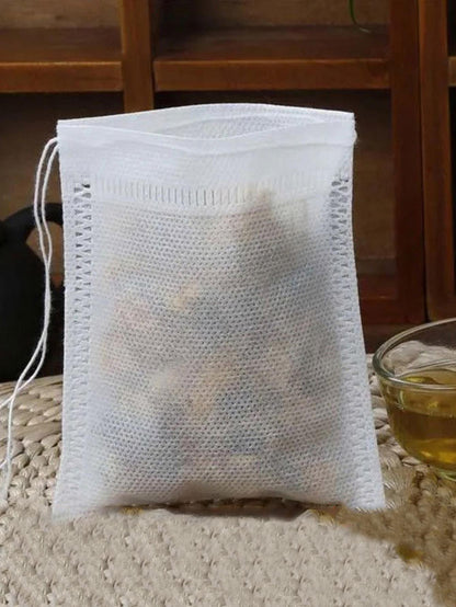 100Pcs Drawstring Tea Filter Bag